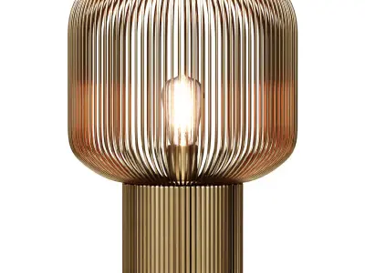 Oval Glass Table Lamp 3D model