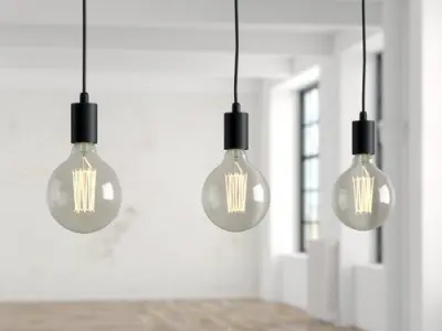 Black Foxworth Light Kitchen Island 3D model