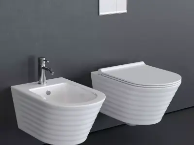 Catalano Classy Wall-hang WC Low-poly 3D model