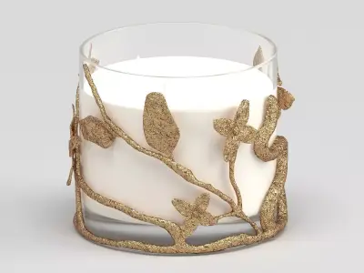 HONEYSUCKLE CANDLE 3D model