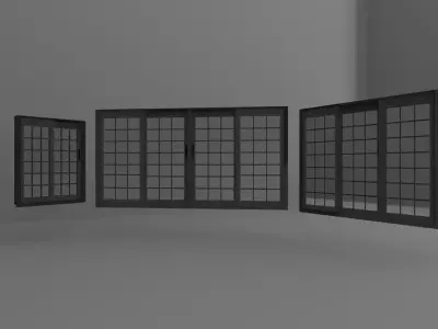 Sliding Doors 3D model