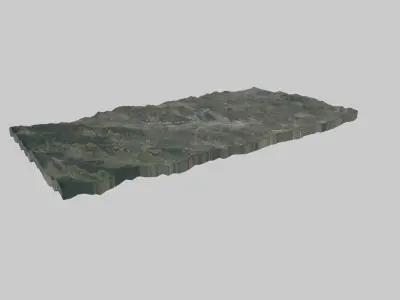 KISHINEV City Low-poly 3D model