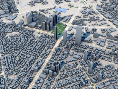 Manila City Philippines 3D model