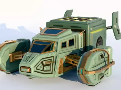 Cargo Ship 3D model shop