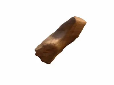  3d Model Dark Brown Wood Texture 3D model