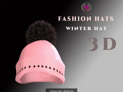 Fashion Hats World 3D Model Pack