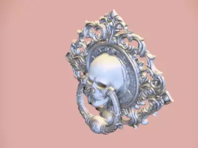 Haunted Mansion Door Knocker 3D Model Low-poly 3D model