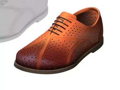 Cartoon High Poly Subdivision Brown Bots Low-poly 3D model