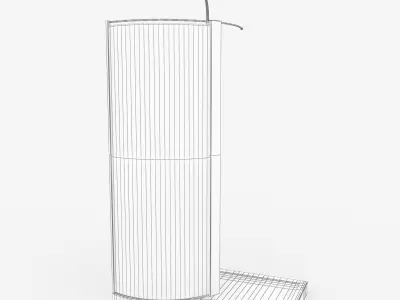 Devon Shower Stall Photoreal 3D model