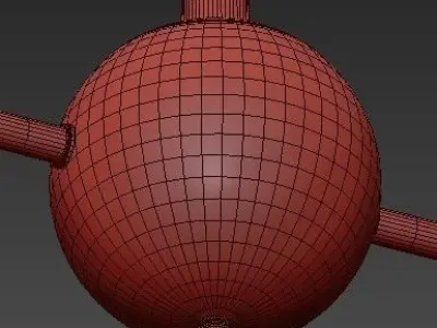 Niklas 8 Pendant Light 3D model