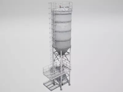 Storage Silo  3D model