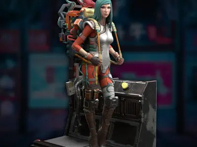 Lu and Vega 3D print model