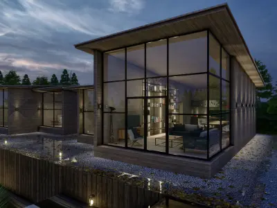 Inci Lake House 3D model