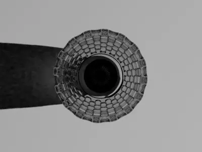 Glass Cup Low-poly 3D model