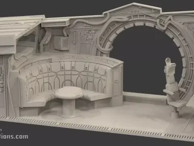 Millennium Falcon Cargo Hold 3D print model