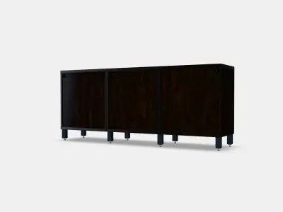 BESTA Storage combination with doors 76 Low-poly 3D model