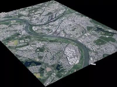 Duisburg - Germany 3D model