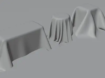 Dynamic Fabric Simulation Pack Versatile Textile Realism 3D model