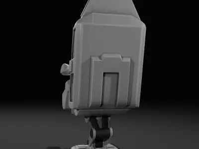 Sci-Fi Chair White 3D model