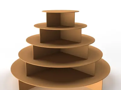 Point of Sale Cardboard Display Stand Texture