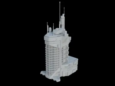 Sci-Fi - Industrial Complex 3D model