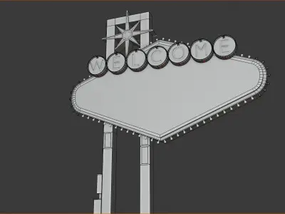 Las Vegas Sign 3D model