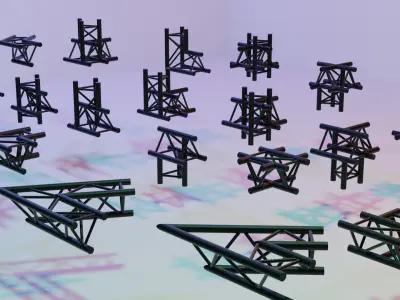 Prolyte - Triangle Corners 3D model