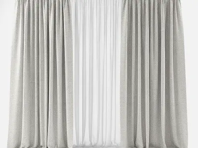 Curtain 3D model 19 3D model