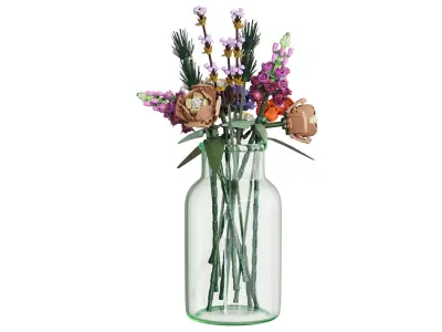 LEGO Icons Botanical Collection Flower Bouquet 10280 3D model
