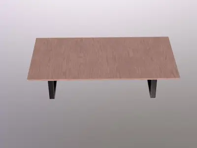 Modern table Low-poly 3D model purchase