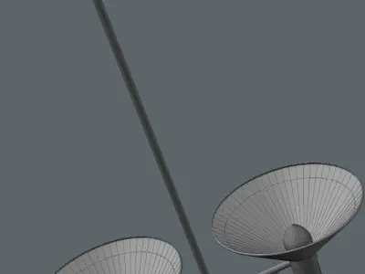 LAURISTON 2-LIGHT UP-PENDANT 3D model