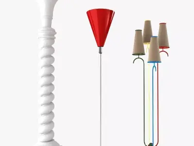 floor lamps 3D model