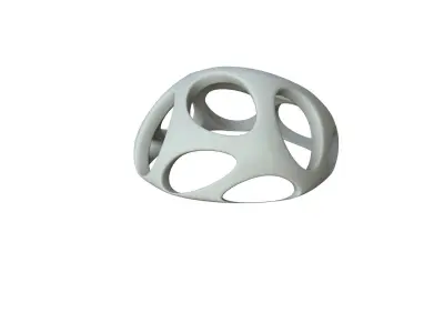 SciFi Cube Object No 49472 Low Poly Shape Low-poly 3D model