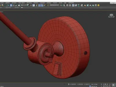 Braccio Arte Lamp Low-poly 3D model