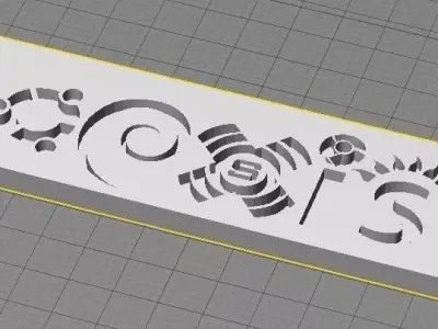 Coexist Sign 3D print model