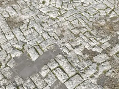 Old Floor Seamless 3 PBR Texture