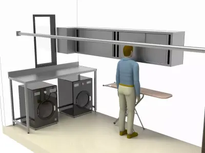 Laundry room  3D model