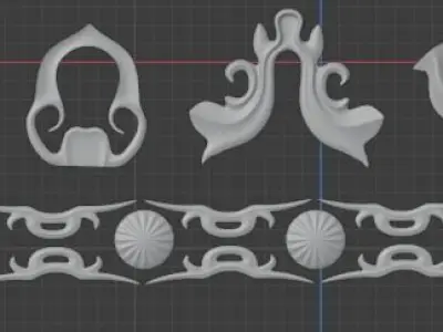 Ornate Designs  3D model