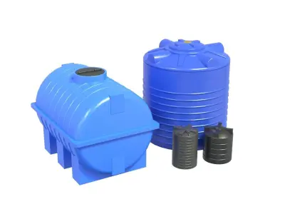 water tanks 3D model