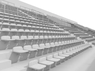 Stadium Tribune 05 3D model