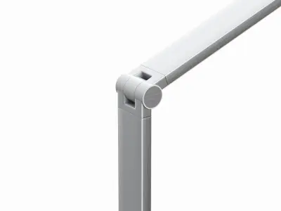 Dimmable Table Reading Lamp with USB Charger 3D model