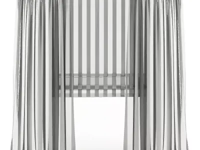Curtain 3D model 43 3D model