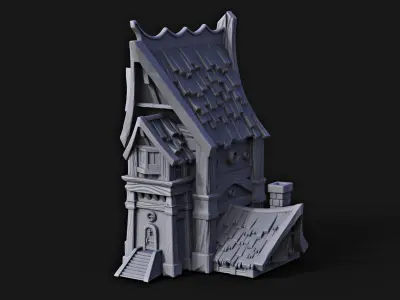 Fantasy House 3D print model