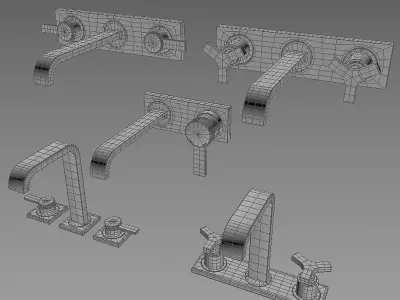 Faucets Grohe collection Allure SET 1 3D model