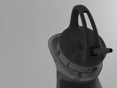 Sport Water Bottle 3D model shop