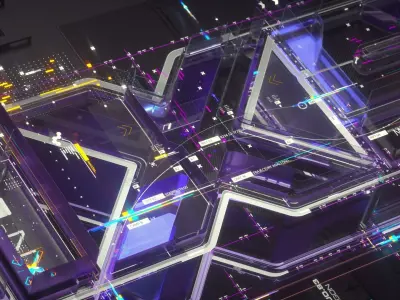 Broadcast Design - C4D Octane Scene File 3D model