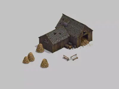 Warehouse - Barn 32 3D model