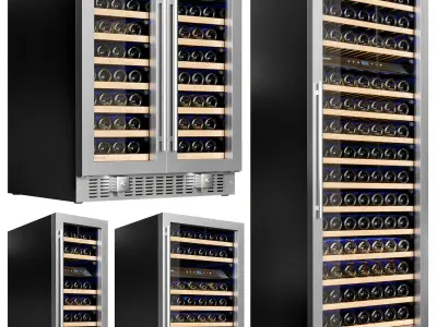 Wine Enthusiast N FINITY fridge set S 3D model