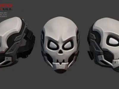 NEO SKULL - cosplay mask - digital STL file for 3D-Pprinting 3D print model
