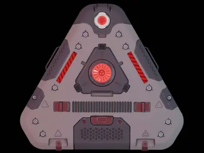 3D SI-FI MODEL 3D model